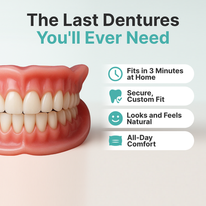 📜Only Trust Official🏛️ M·Docwebine® Medical Full Denture with Strong Suctiond🦷Obtain American Dental Association (ADA) Certification - 🌎Ends Today: 70% OFF!
