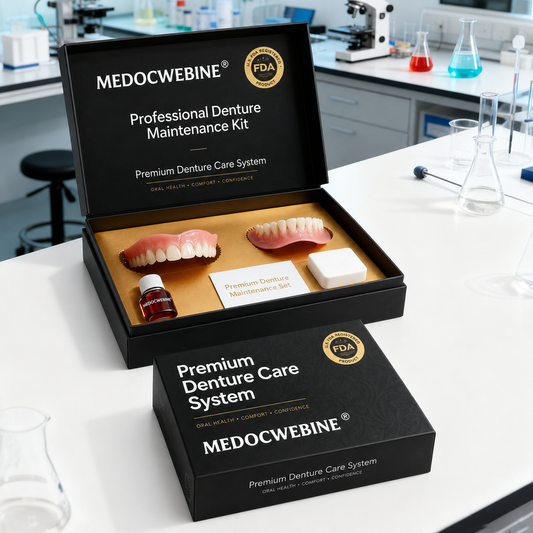 📜Only Trust Official🏛️ M·Docwebine® Medical Full Denture with Strong Suctiond🦷Obtain American Dental Association (ADA) Certification - 🌎Ends Today: 70% OFF!