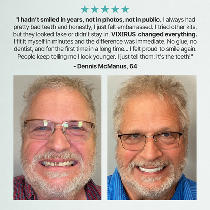 📜Only Trust Official🏛️ VIXIRUS® Medical Full Denture with Strong Suctiond🦷Obtain American Dental Association (ADA) Certification - 🌎Ends Today: 70% OFF!
