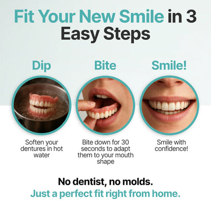 📜Only Trust Official🏛️ VIXIRUS® Medical Full Denture with Strong Suctiond🦷Obtain American Dental Association (ADA) Certification - 🌎Ends Today: 70% OFF!