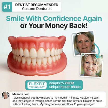 📜Only Trust Official🏛️ VIXIRUS® Medical Full Denture with Strong Suctiond🦷Obtain American Dental Association (ADA) Certification - 🌎Ends Today: 70% OFF!