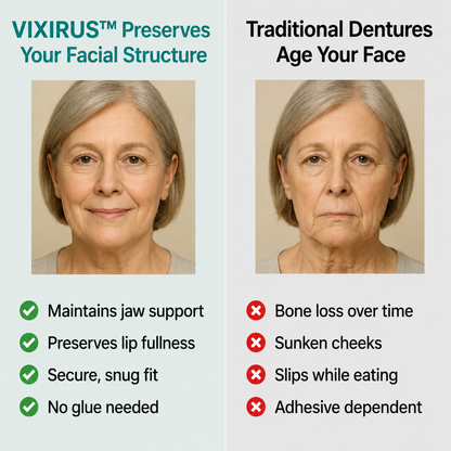 📜Only Trust Official🏛️ VIXIRUS® Medical Full Denture with Strong Suctiond🦷Obtain American Dental Association (ADA) Certification - 🌎Ends Today: 70% OFF!