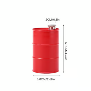 350ml/750ml Oil Drum Anti-rust Leak-proof No Odor Portable Wine Storage🛢Food Grade Camping Whisky Flagon Wine Jug Camping Supplies【liquor is not included】 - Blue / 750ML