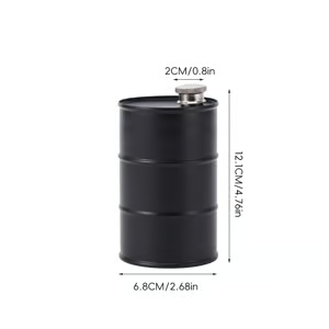 350ml/750ml Oil Drum Anti-rust Leak-proof No Odor Portable Wine Storage🛢Food Grade Camping Whisky Flagon Wine Jug Camping Supplies【liquor is not included】 - Blue / 750ML