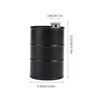 350ml/750ml Oil Drum Anti-rust Leak-proof No Odor Portable Wine Storage🛢Food Grade Camping Whisky Flagon Wine Jug Camping Supplies【liquor is not included】 - Blue / 750ML